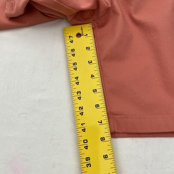 LL Bean Chino Shorts 100% Cotton Classic Fit Pink Coral Mens 42 Preppy - Picture 7 of 8
